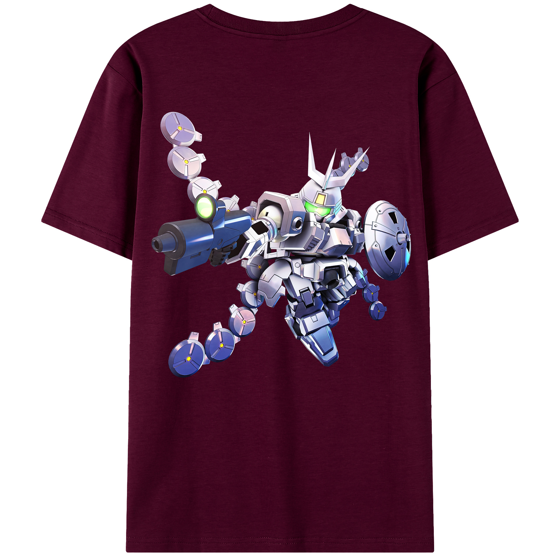 （画像用） 機動戦士ガンダム Mobile Suit Gundam レディース半袖Tシャツ(バックプリント)